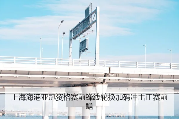 上海海港亚冠资格赛前锋线轮换加码冲击正赛前瞻